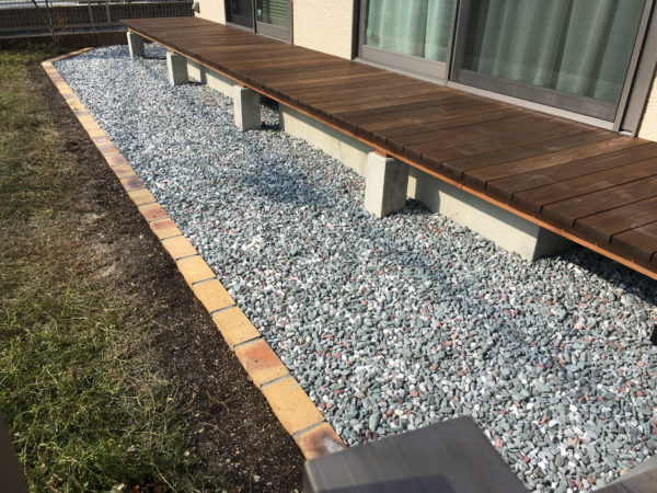 砂利を庭に敷く際の業者の施工価格や費用を公開します 静岡 神奈川県の新築外構工事の設計 施工のmｋプランニング